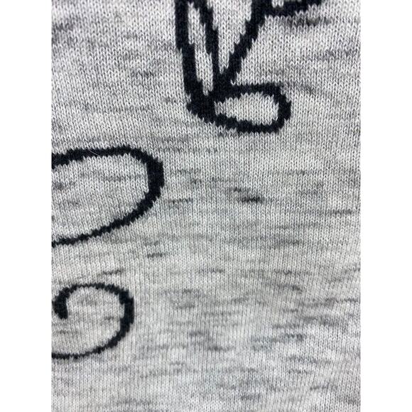 Hello Fall Gray Knit Pillow Cover 20" Square Fall Decor Thanksgiving Harvest - Picture 2 of 5